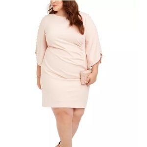 Jessica Howard Imitation Pearl Sleeve Dress 24W